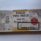 PHILIPPINES/Negros WWII 1942 100 Pieces with Serial Numbers In Sequence ORIGINAL PRINTED WRAPPER