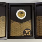 Philippine 7500-Piso 75th Anniversary of CBP Gold in Wooden Box with Double Door