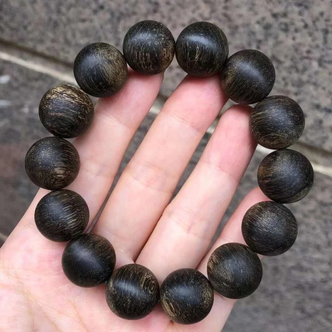Collective Brunei Full Sinking Premium Grade 16mm x 14 Agarwood Prayer Beads