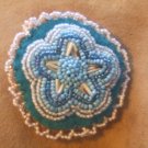 Quill and beaded pendant
