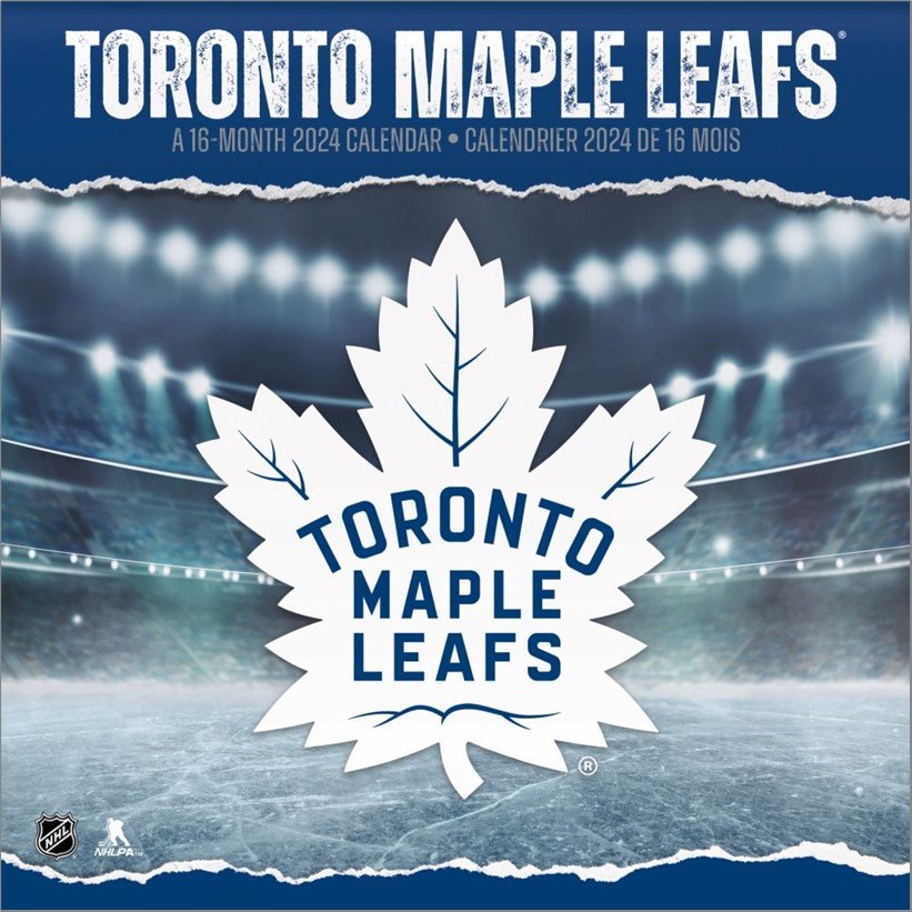 NHL Toronto Maple Leafs 2024 Wall Calendar