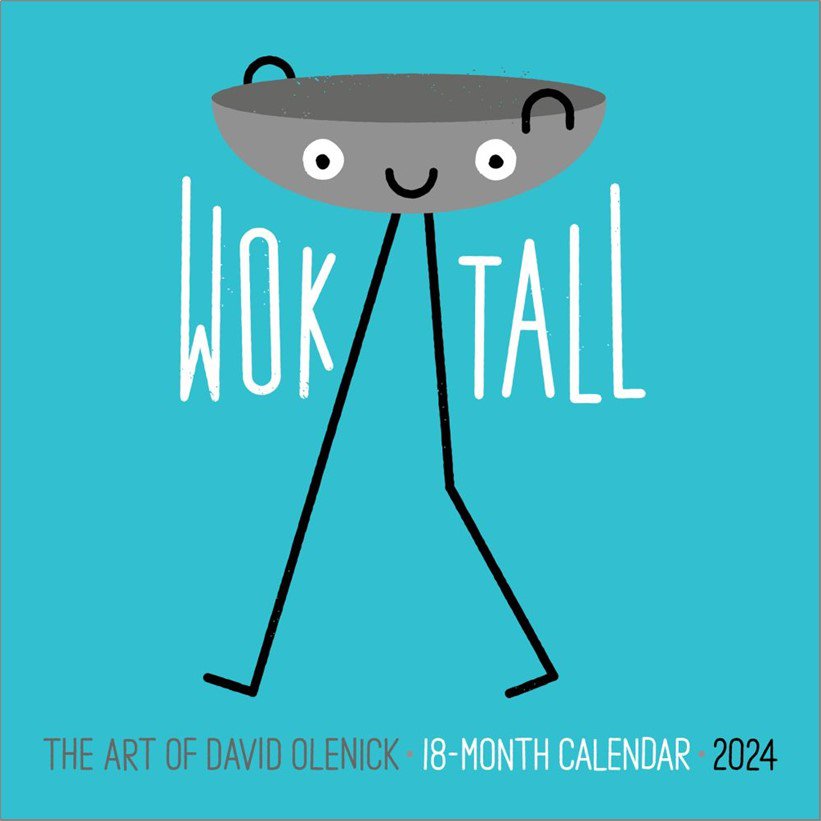 The Art of David Olenick 2024 Mini Wall Calendar