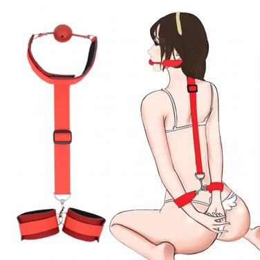 Erotic sex toy bondage restrain collar