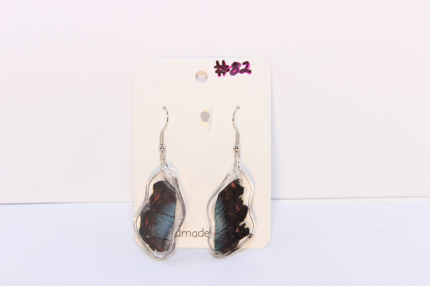 Morpho wing earrings #82