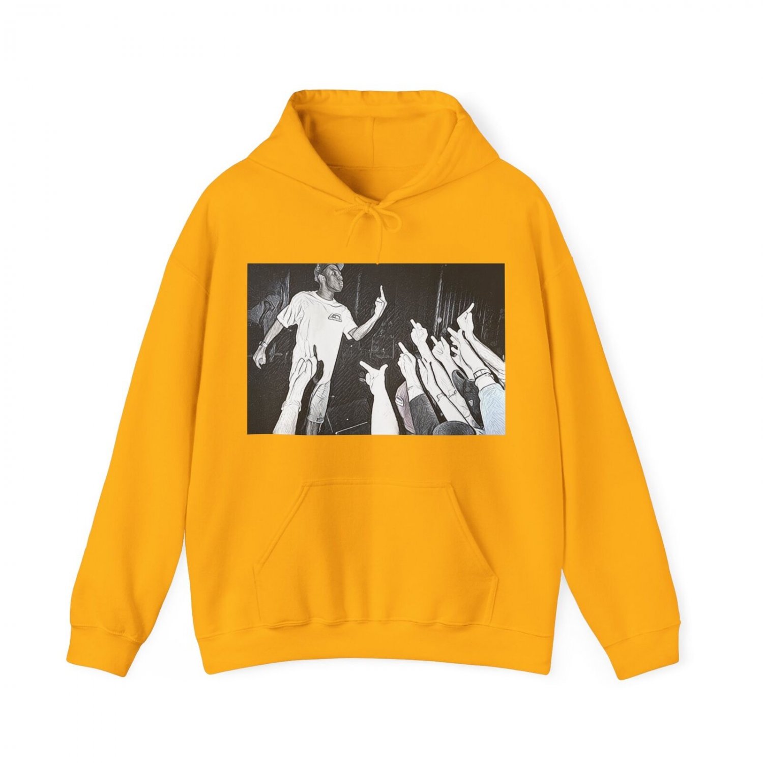 Sweat à Capuche Casiopea 1979 - Print Jazz Art - Gildan Heavy Blend - Unisex