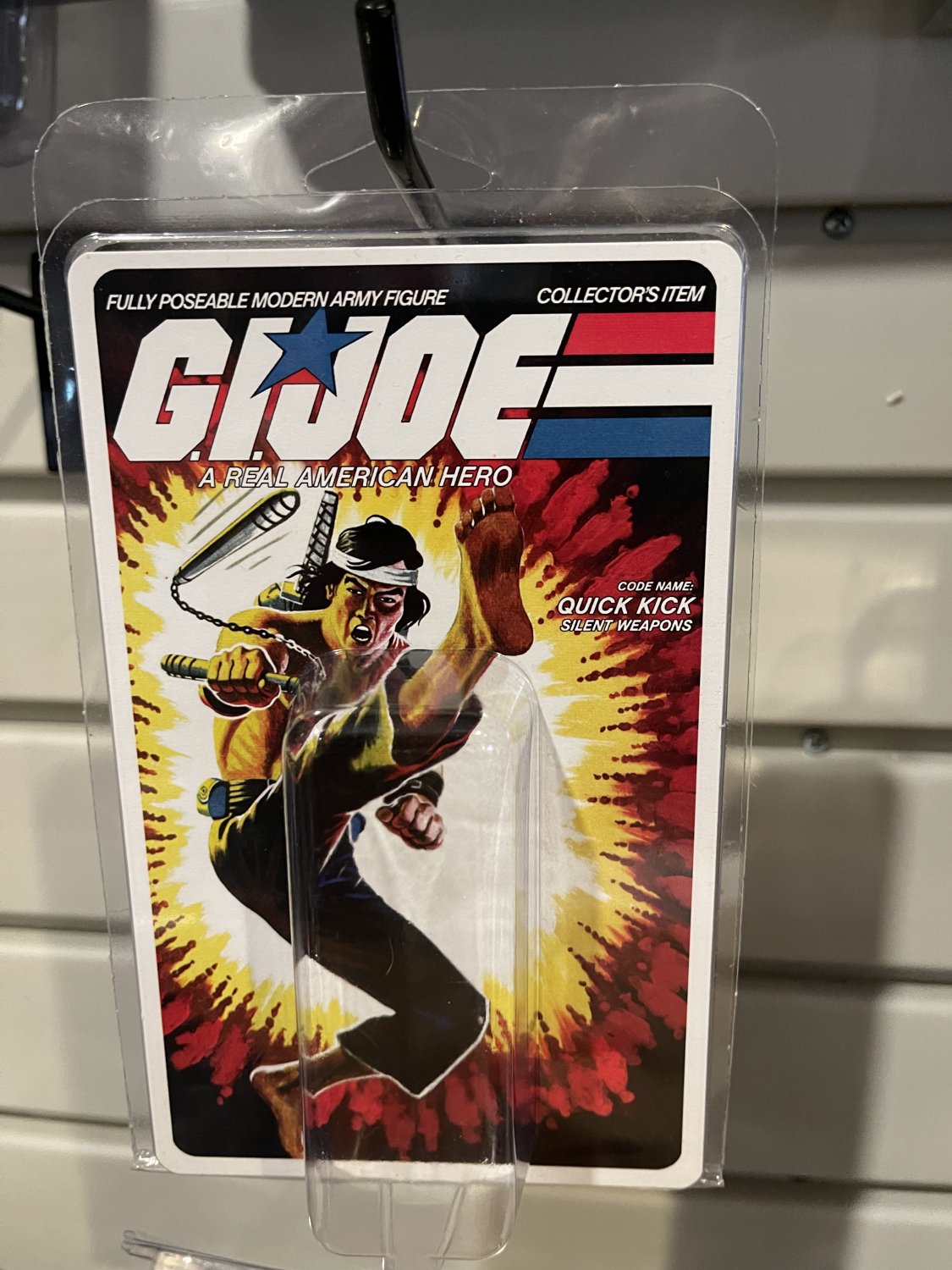 GiJoe Quick Kick Clamshell Display Case