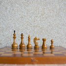 RARE vintage chess set / small 40-80mm rare soviet chess set 1960s