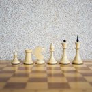 Vintage wooden chess set / mordovian disign chess set  1960s /soviet chess