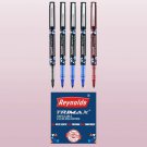 Reynolds TRIMAX 5 COUNT POUCH, 3 BLUE, 1 BLACK, 1 RED | Roller gell Point Pen set
