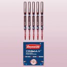 Reynolds TRIMAX RED - 5 COUNT | Roller gell Point Pen set With Comfortable Grip