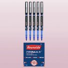 Reynolds TRIMAX BLUE - 5 COUNT | Roller gel Point Pen set With Comfortable Grip