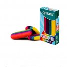 APSARA Stripes Coloured Non DUST Eraser Pack of 10 Eraser