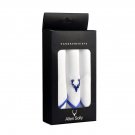Allen Solly Men's Cotton White Handkerchiefs with Colored Border & Brand Logo (Pack of 3)