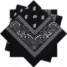 PAROPKAR 3 Pack  Novelty Print Paisley Bandana Handkerchiefs Scarf Headband Cowboy Neckerchief