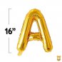 Happy Birthday 13 Letters Metallic Golden Foil Balloons Banner For Birthday Decoration