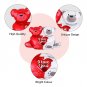 34pcs I Love You Foil Balloons  With Love Teddy Foil Balloons Decoration Items For Room