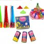 CraftVatika Holi Herbal Gulal Colour Pack of 3 and Magic Water Ballon Pack of 111 Ballons