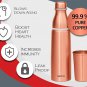 MILTON Copper Combo 1000 Water Bottle, 890 ml, 1 Piece