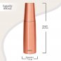 MILTON Copper Combo 1000 Water Bottle, 890 ml, 1 Piece