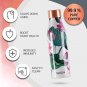 Floral Copper Printed Water Bottle Gift Set of 2, 930 ml Each, Lotus