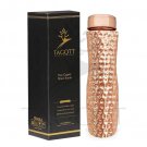 Handmade 100% Pure Copper Apsara Hammered Copper Lid Water Bottle (950 ml / 32 Ounce)