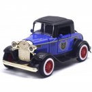 Pull Back Vintage Car Classic Die-Cast Metal Car Toy for Kids (Vintage Blue)
