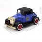 Pull Back Vintage Car Classic Die-Cast Metal Car Toy for Kids (Vintage Blue)