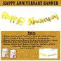 Happy Anniversary Decoration Items Kit-47Pcs Red