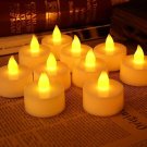 12 Pcs Acrylic Flameless & Smokeless Decorative Candles Led Tea Light