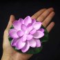 Acrylic Flameless & Smokeless Decorative Candles Led Tea Light (Lotus Water Sensored - 12 Pcs)