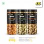 Chaskaah Makhana by JK | Combo Pack | Magic Masala + Pudina + Peri Peri | 210g (70gx3)