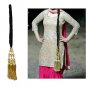 Women's Patiala Shahi Paranda/Parandi Traditional Hair Accessory Braid Tassles/Hair Extension