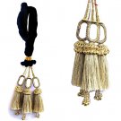 Mirror Design Paranda Parandi Braid Tassles Hair Accessory (Golden) pranda prandi Braid Extension