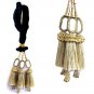 Mirror Design Paranda Parandi Braid Tassles Hair Accessory (Golden) pranda prandi Braid Extension