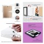 black wall photo frames- set of 6 individual photo frames