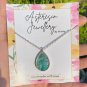 Hand made Teardrop pendant artificial jewellery