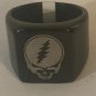 Grateful Dead Band Engraved Ring Gunmetal Stainless Steel Rectangle Size 6-11