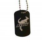 University of Akron Zips Engraved Pendant With Necklace
