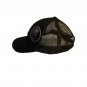 Tool Band Mesh Trucker Baseball Cap with Black Leatherette Patch