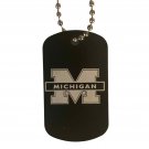 University of Michigan Engraved Pendant With Necklace