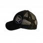 U2 Mesh Trucker Baseball Cap with Black Leatherette Patch
