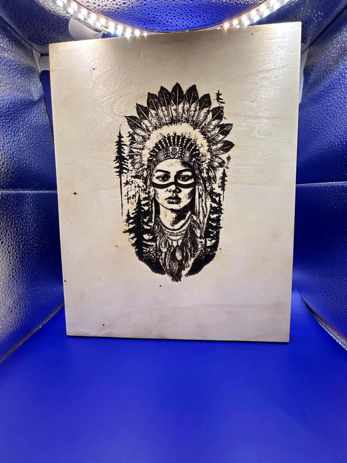 Native woman wall decor