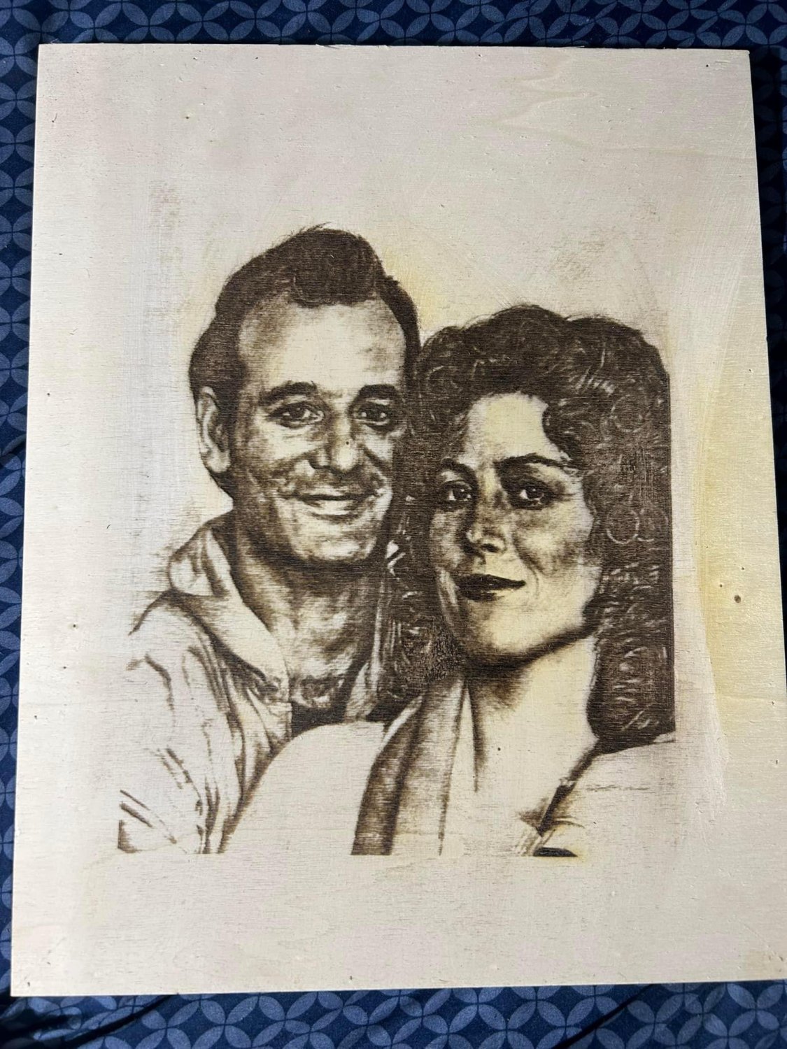 Bill Murry & Sigourney Weaver wall decor