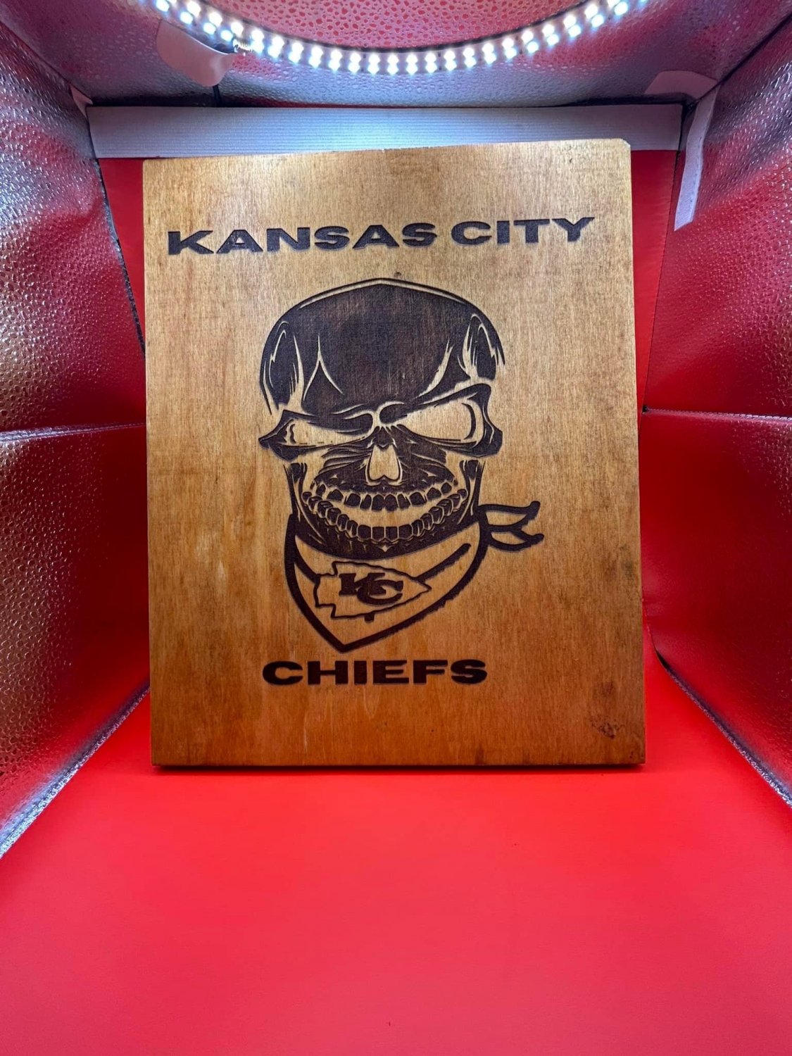Kansas City Chief's skull