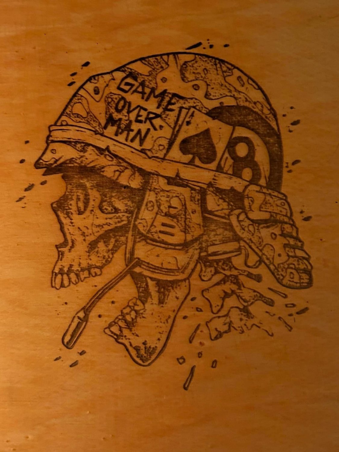 Game Over Man wall decor