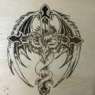 Fire Dragon Cross wall decor