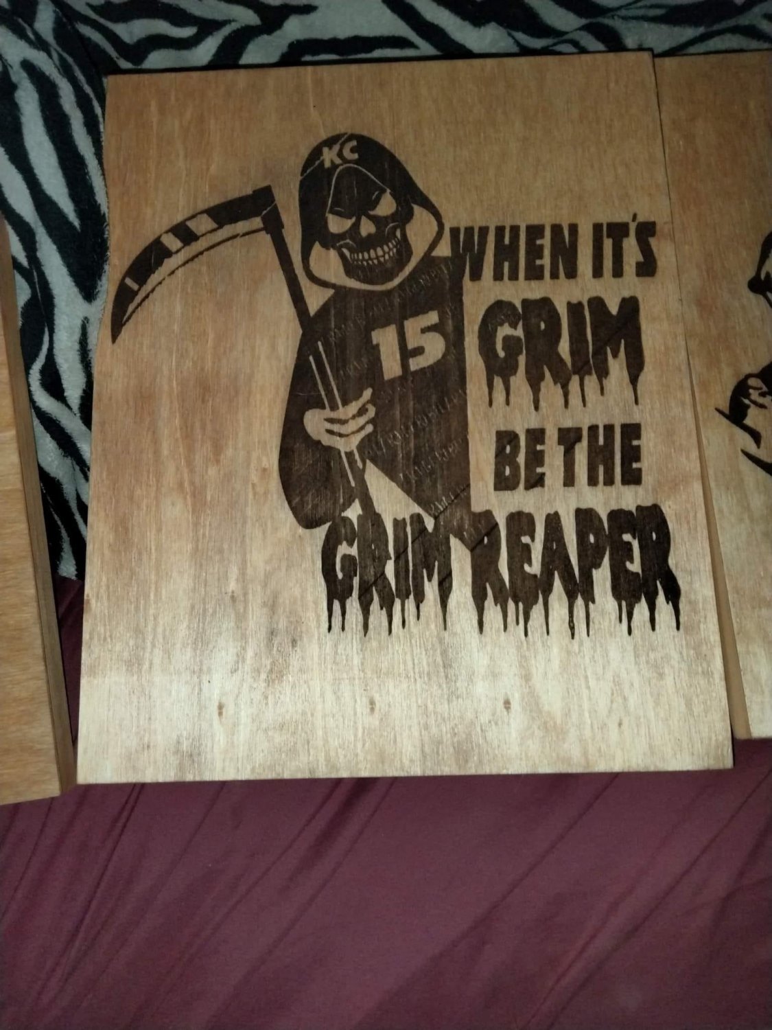 When its Grim wall decor