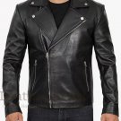 Men's Fashion Leather Jacket Steetwear winter Leather Jacket Sheepskin Jacket