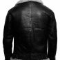 Men's Black RAF Shearling B3 Bomber Fur Aviator Sheepskin Leather Jacket