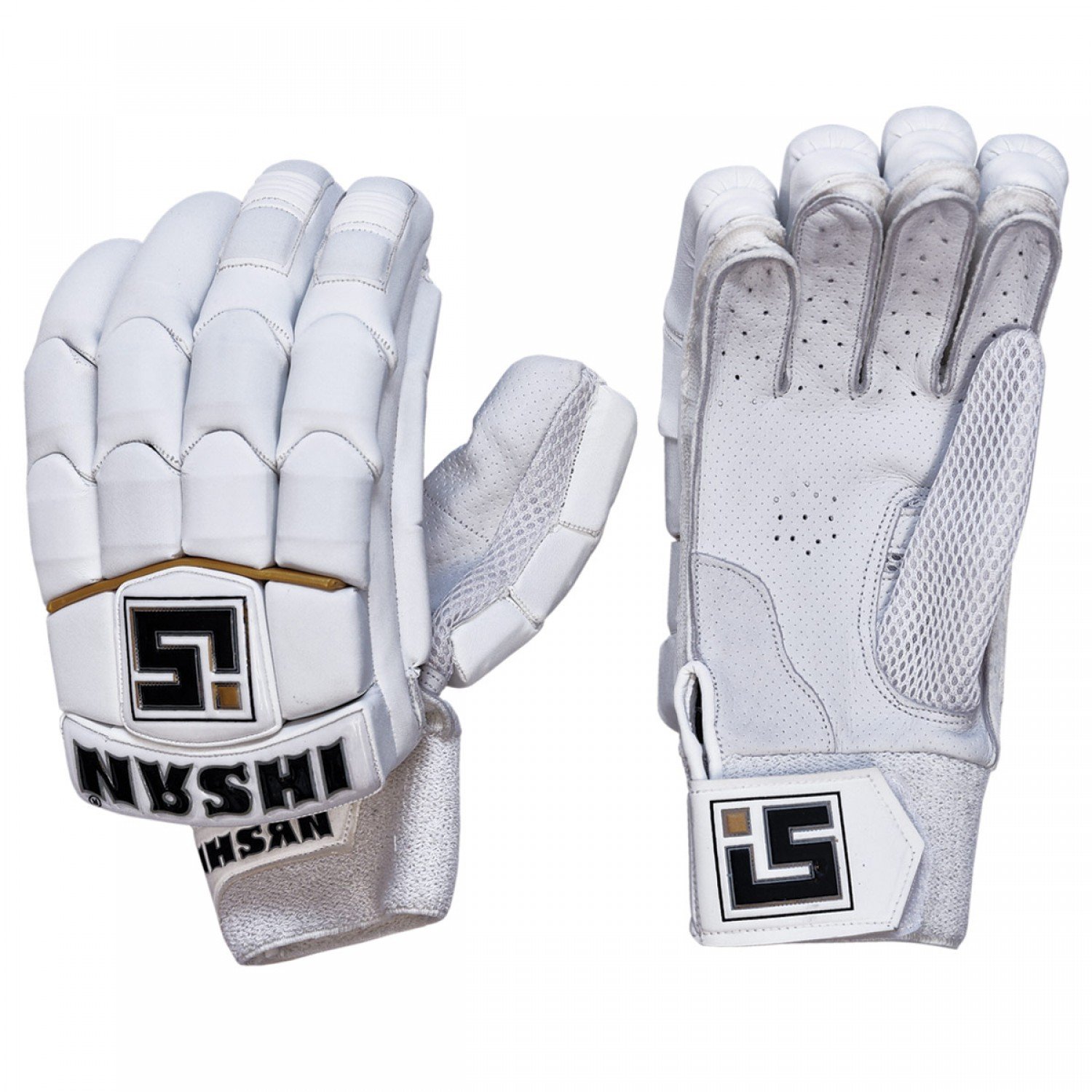 Cricket Batting Gloves Black Gold Batting Gloves Left Hand Stander Size